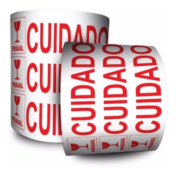 Etiquetas para caixas de papelão