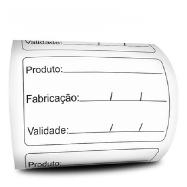 Etiquetas para identificação de lote