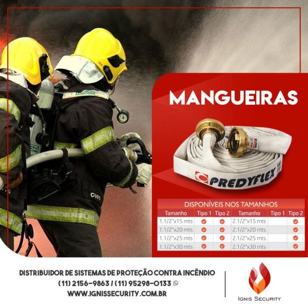 Mangueira de combate a incêndio