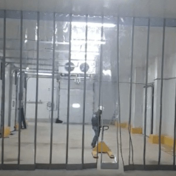 Cortina de PVC para cabine de pintura