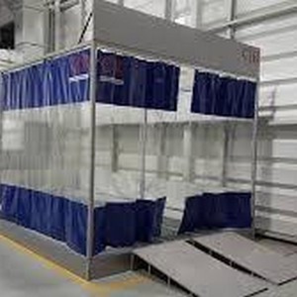 Cortina de PVC para cabine de pintura