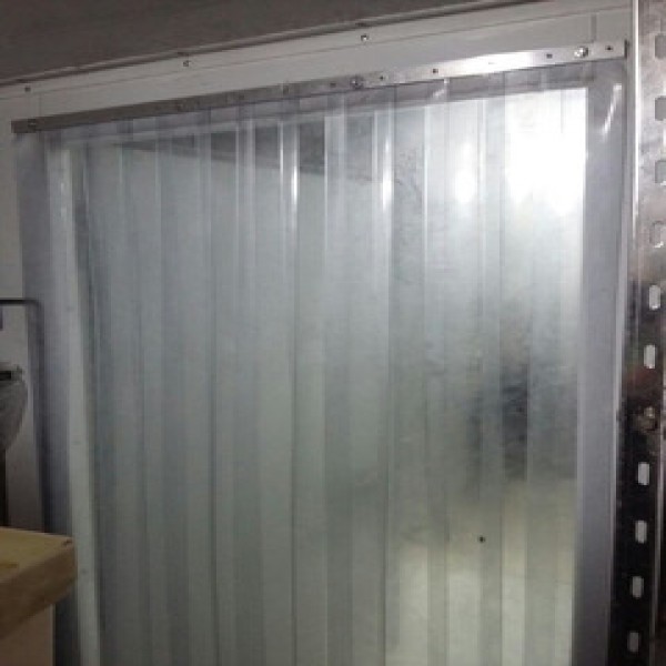 Cortina de PVC para câmara frigorífica
