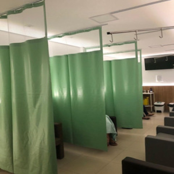 Cortina de PVC para isolamento térmico