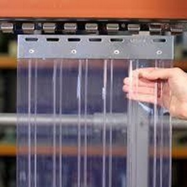 Cortina de PVC para isolamento térmico
