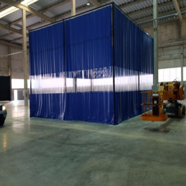 Cortina para cabine de pintura