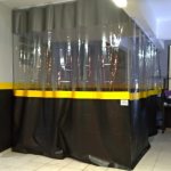 Cortina para cabine de solda