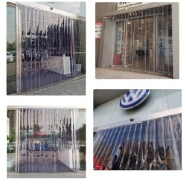 Cortina PVC automotiva