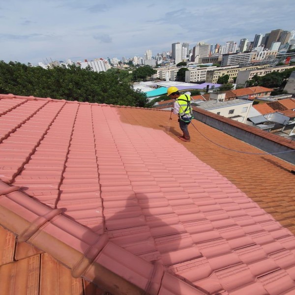 Tinta para impermeabilizar telhado