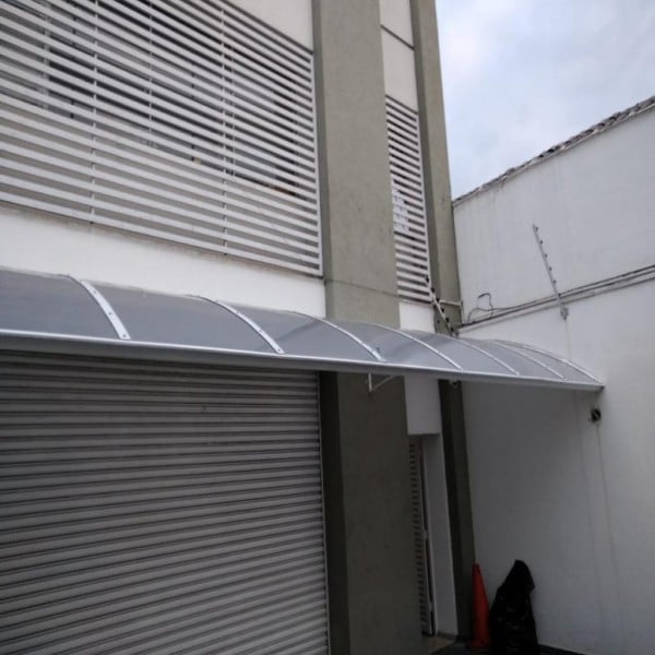 Toldo em vidro