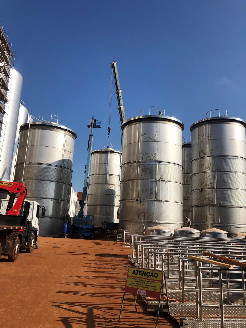 Caldeiraria e montagem industrial
