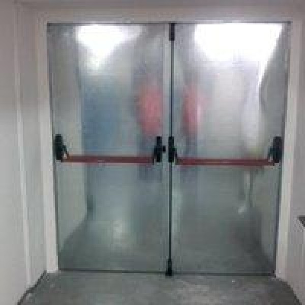Porta corta fogo dupla