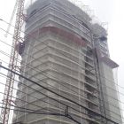 Tela de fachada construção civil