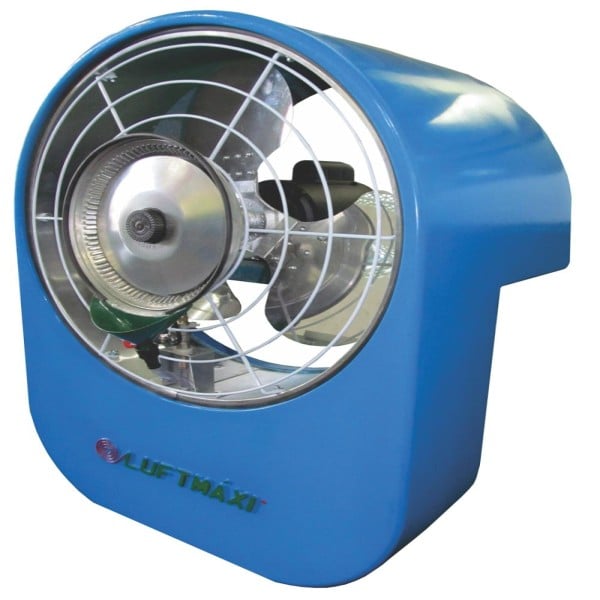 Ventilador industrial com água