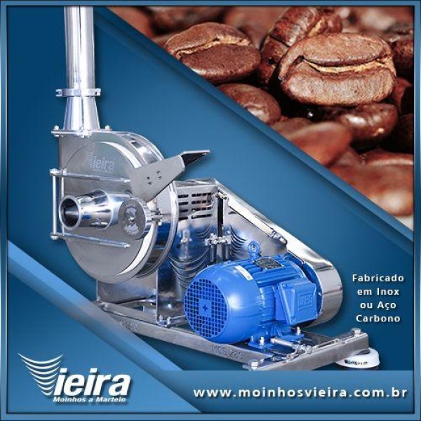 Moinho industrial para café