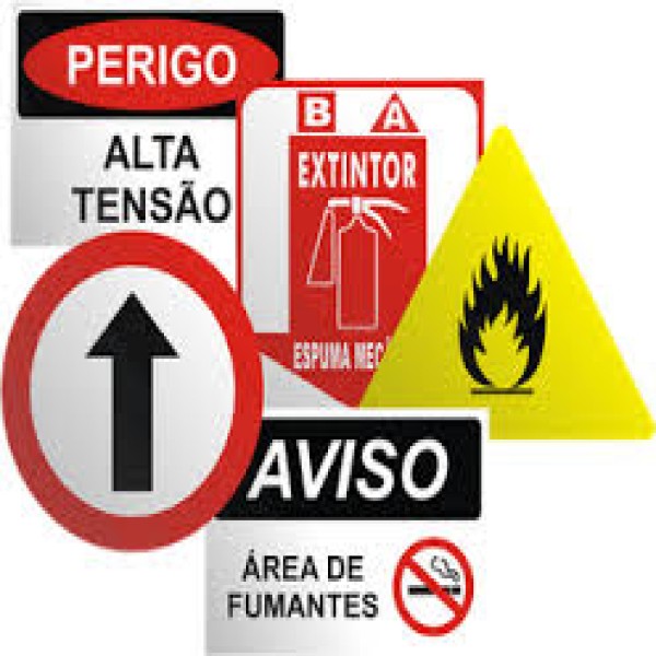 Etiqueta de advertência personalizada