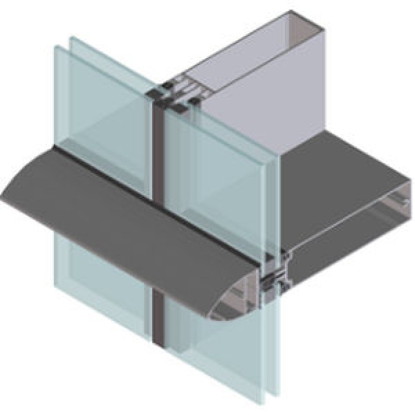 Fachada cortina com sistema stick