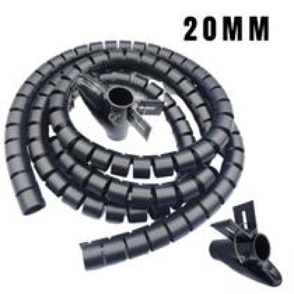organizador espiral para cabos