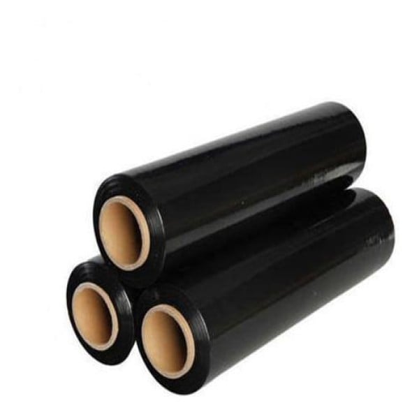 Bobina jumbo filme stretch preto