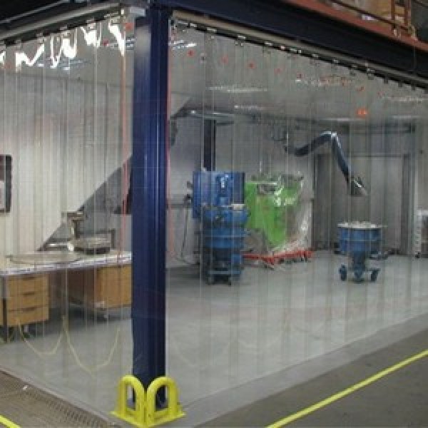 Cortina de pvc flexível