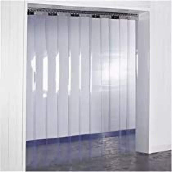 Cortina pvc transparente industrial