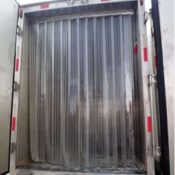 Cortina pvc transparente industrial