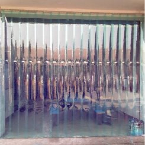 Cortina pvc transparente industrial