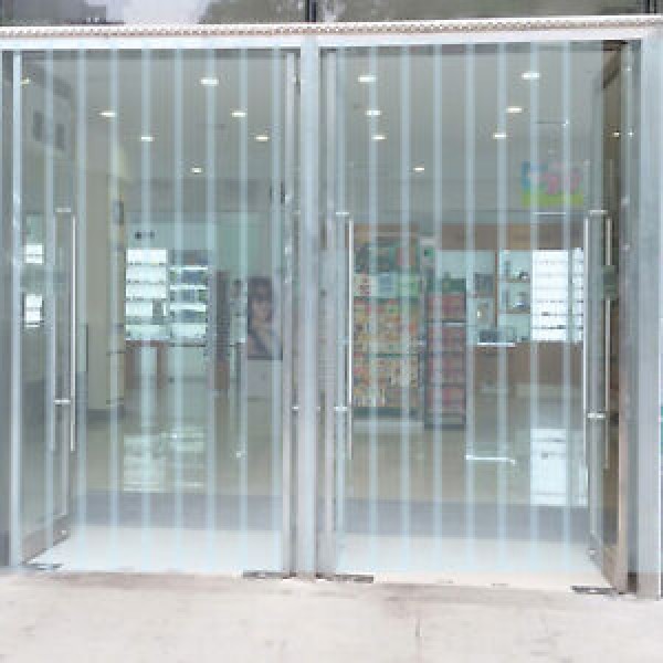 Cortinas de pvc transparentes para câmaras frigoríficas