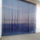 cortina pvc flexivel azul
