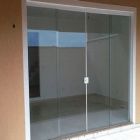 porta de vidro temperado para loja