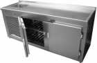 balcão refrigerado encosto inox