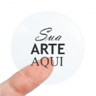 etiqueta vinil transparente a prova d'água