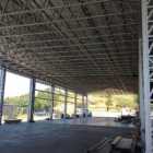 construção com estrutura de aço em estância