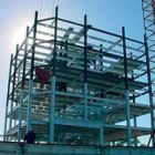 prestadora de serviços de construção com estrutura de aço