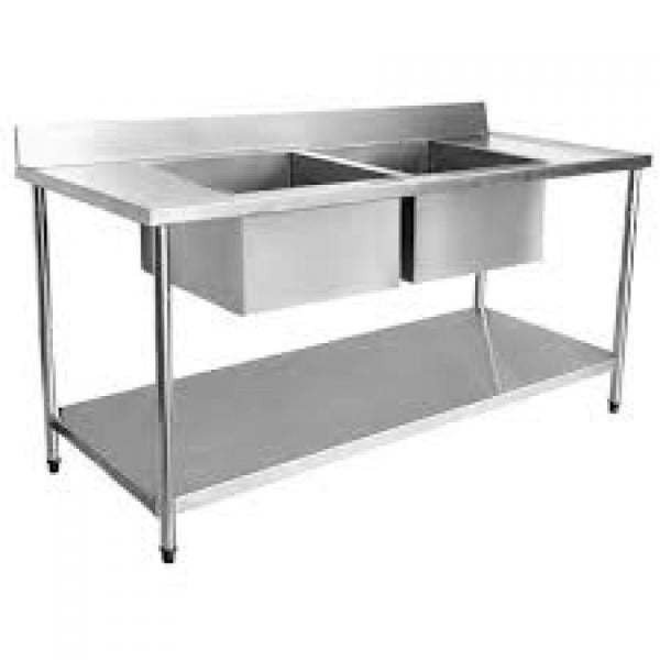 Pia de aço inox para cozinha