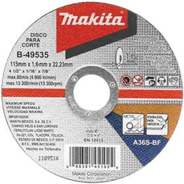 disco de corte para aço