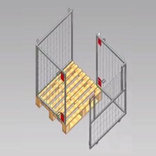 Rack metalico desmontável