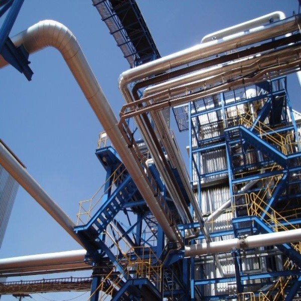montagem industrial tubulação