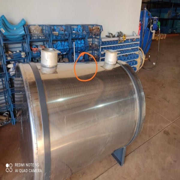 fabricação de tanques de armazenamento em inox