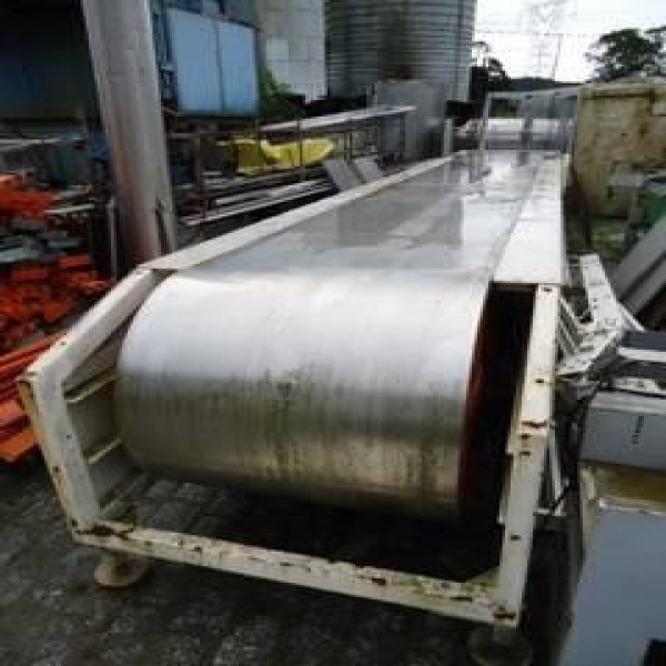 esteira transportadora de aço inox