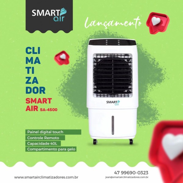 climatizador portátil com água