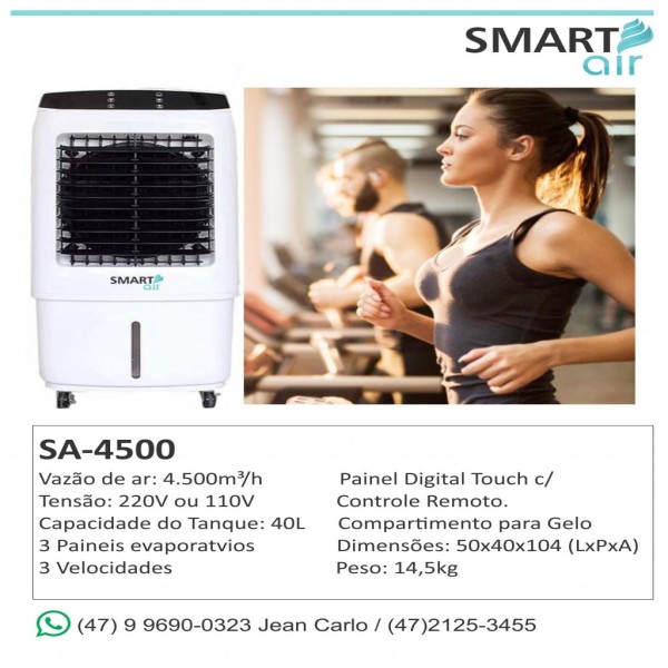climatizador portátil com água