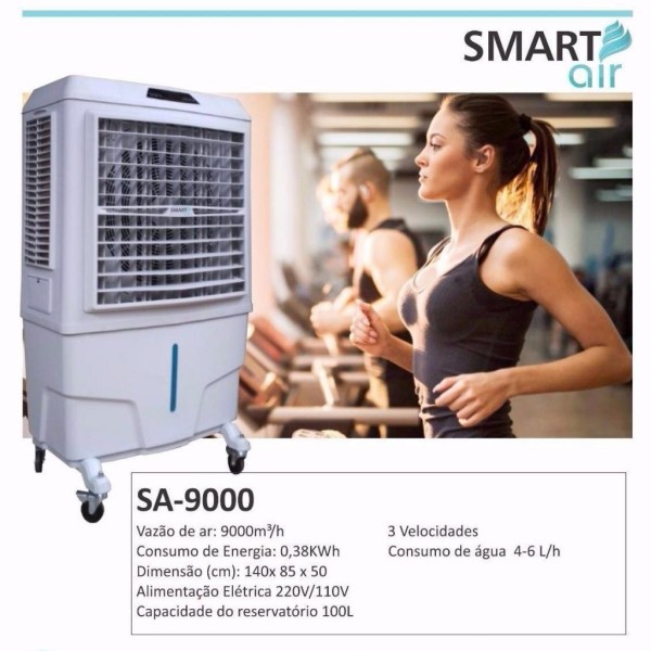 climatizador portátil com água