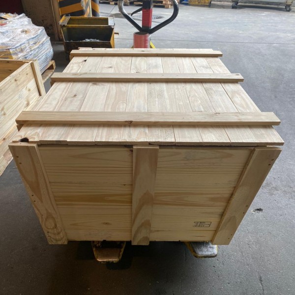 caixa de madeira fumigada para exportação