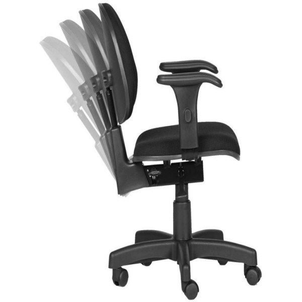 cadeira escritório reclinável giratória ergonômica
