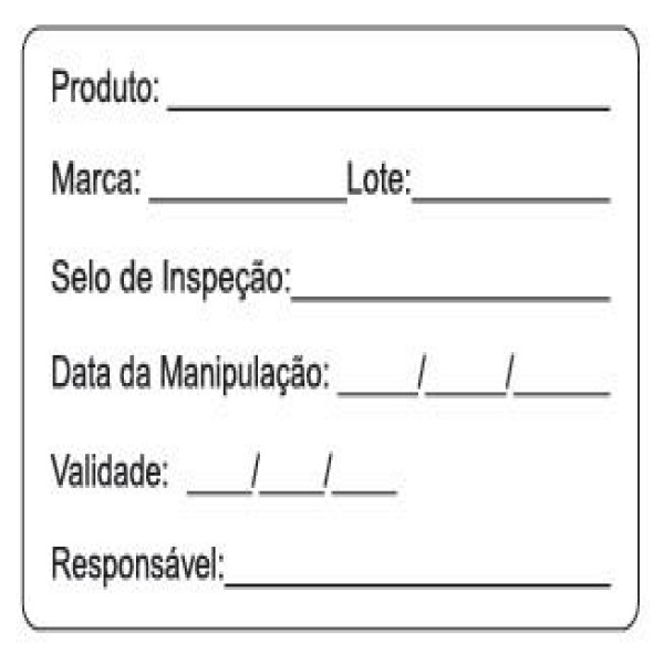etiqueta de patrimônio personalizada