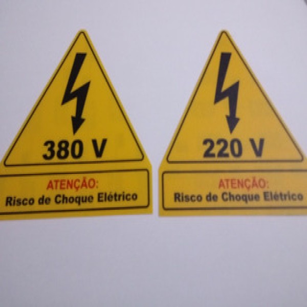etiqueta de patrimônio personalizada