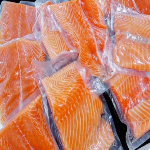 embalagem para peixes congelados