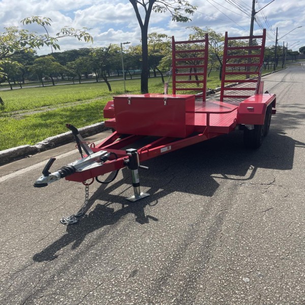 reboque para transporte de gerador