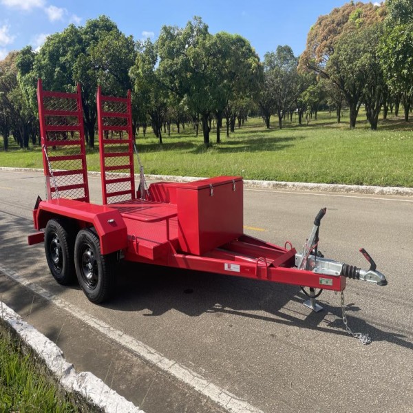 reboque para transporte de gerador