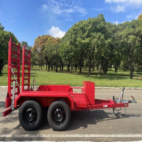 reboque para transporte de gerador